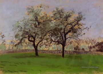 pommiers à pontoise Camille Pissarro paysage Peinture à l'huile